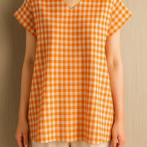 型紙 Aラインプルオーバーブラウス A054-P レディース 型紙 cobacagari