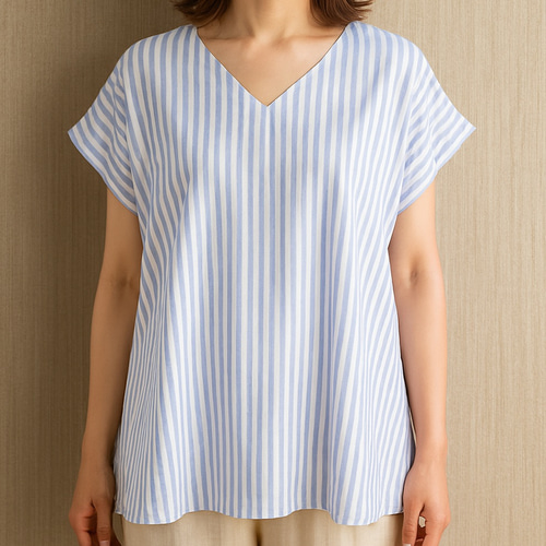 型紙 Aラインプルオーバーブラウス A054-P レディース 型紙 cobacagari