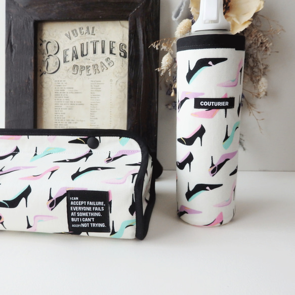 トイレ消臭用スプレーカバーとBOXティッシュカバーセット 2枚目の画像