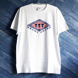 【2色展開】USA　neco3（ネコ）オリジナルTシャツ／ホワイト 3枚目の画像