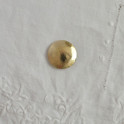 真鍮ヘアチャーム maru ヘアアクセサリー　丸　ヘアゴム 3枚目の画像