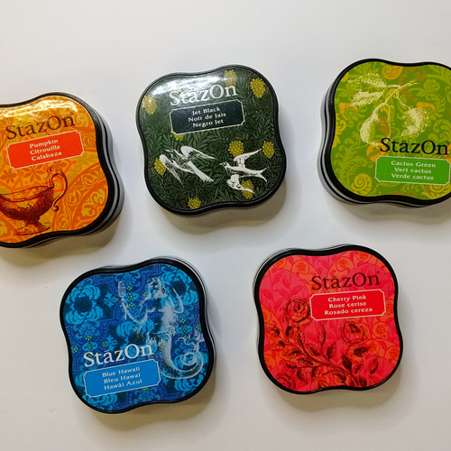 カラースタンプ台ꕤ*.゜ステイズオン・ミディ はんこ・スタンプ グレコ  