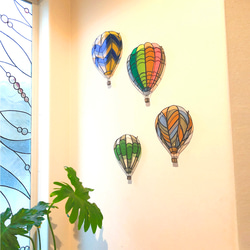 ステンドグラス ウォールデコ 『気球』 4枚目の画像