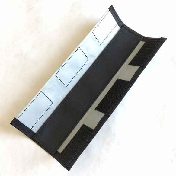 コード用ショルダーパッド 肩パッド X-Pac ブラック サコッシュ用 4枚目の画像