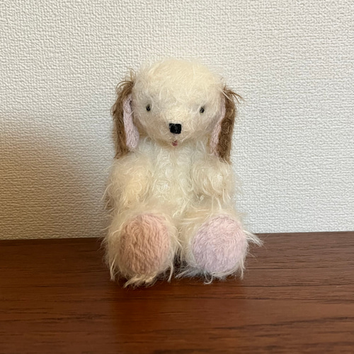 小さなたれ耳わんこ(白) ぬいぐるみ yano 通販 16249530｜Creema
