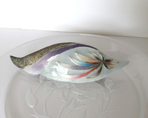 ヘアーアクセサリー 七宝焼きの髪留め バレッタ バレッタ moe 通販