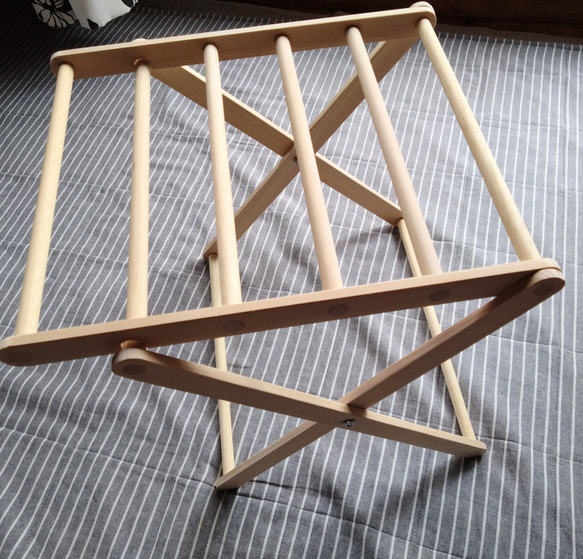 木製卓上クロスドライヤー ハンガーラック 月ぱぱ 通販 16250235