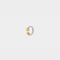 【粉彩】1%的圓滿- 圓管版小耳扣（單支） 第4張的照片