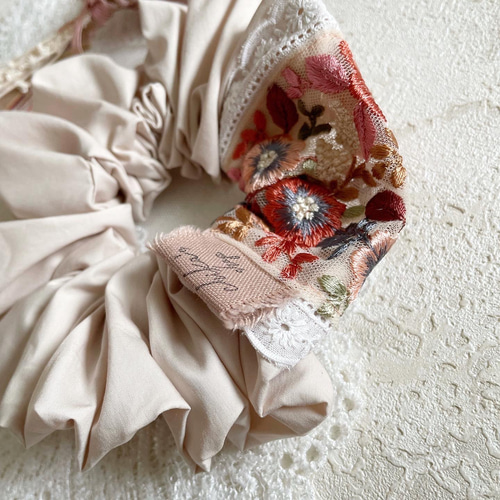 送料込］大人可愛いインド刺繍リボンのシュシュ シュシュ chika♪ 通販