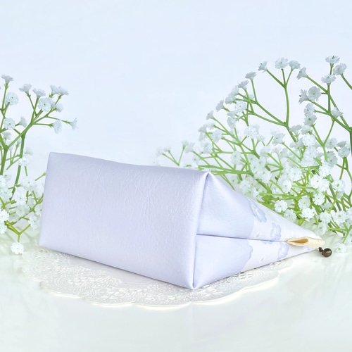 ネモフィラ ポーチ メイクポーチ 化粧ポーチ ペンケース ふでばこ バイ