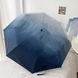 日差し対策 日傘 雨傘 晴雨兼用傘 紫外線対策 花柄 カラー 折り畳み傘 傘袋付き 3枚目の画像