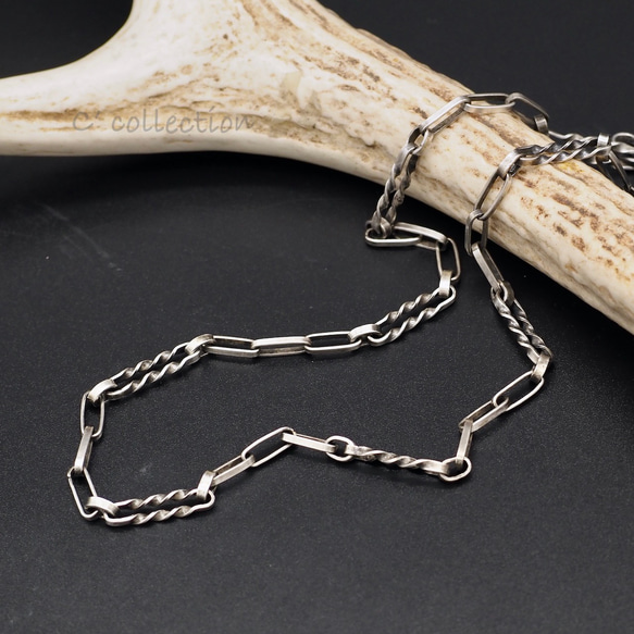 HOPI STYLE - Hand Made Silver Chain (CHP Ty-1 Large) ホピ