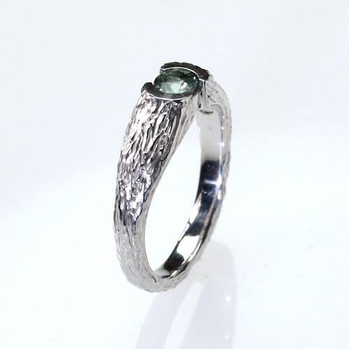 専用です。　Pt900　グリーンサファイア　リング Pt900 グリーンサファイアリング 0.46ct 指輪・リング Atelier