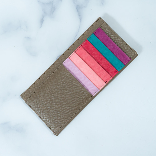 折らずにお札が入るフラグメントケース コンパクト財布 エトープ