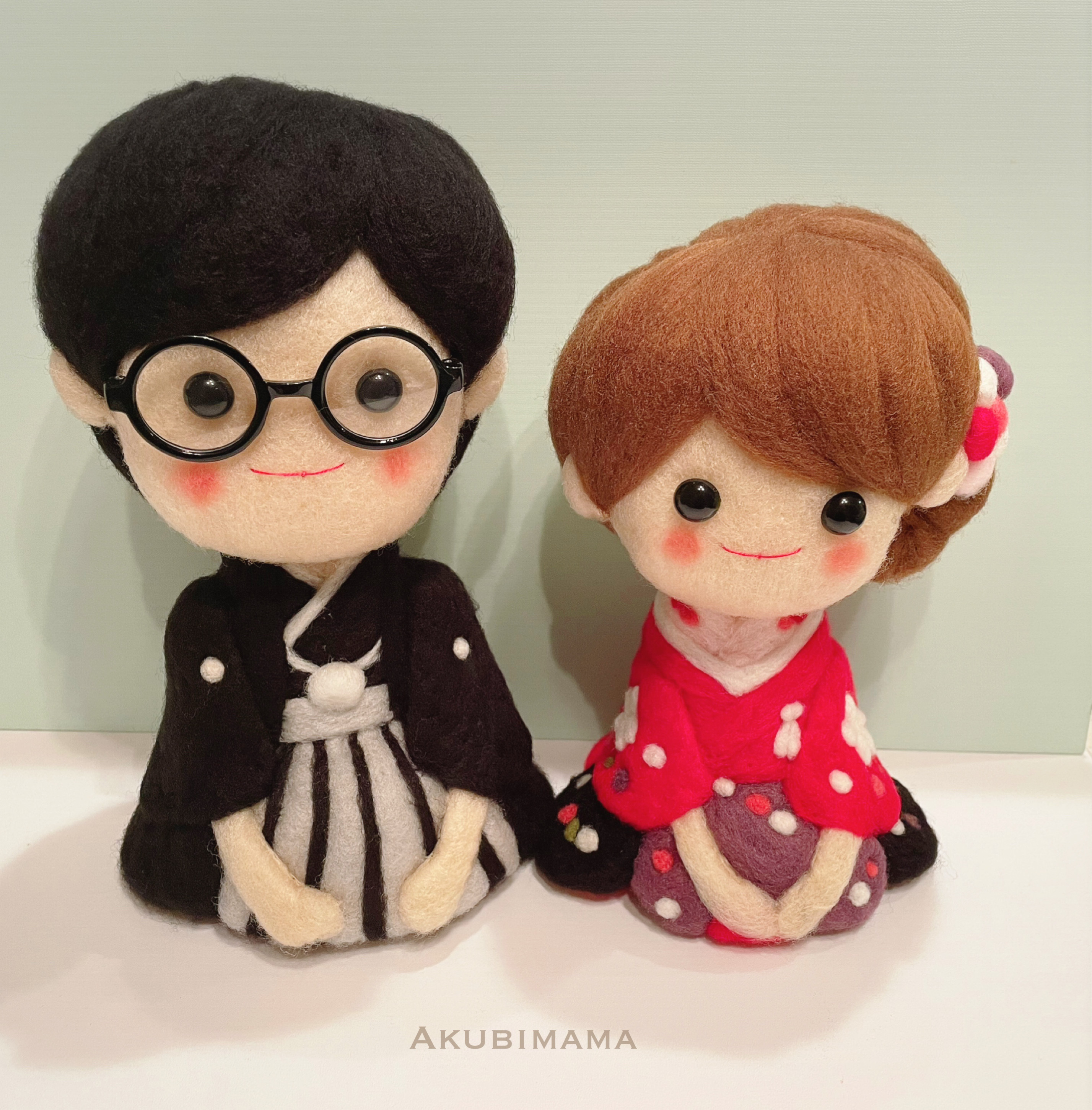 【受注製作】Akubimama和装ウェディングドール大サイズ