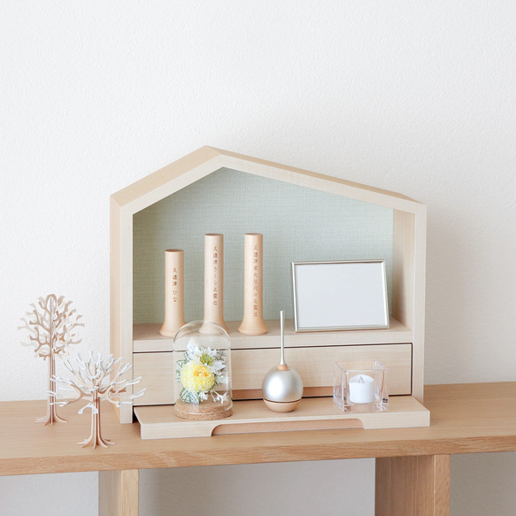 クオンズ ミニ仏壇 ファミリエ 選べる8カラー その他家具 クオンズ