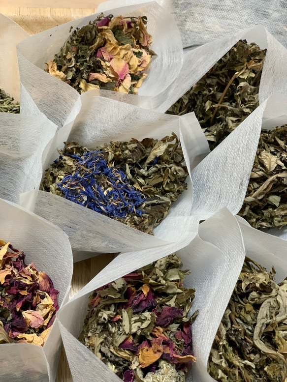 よもぎパック ハーブ入り（お風呂用）8g×6個 その他雑貨 Nature Leaf