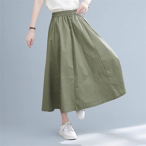 スカート、夏 、春、秋、ポケットつき、かわいいスカート 2枚目の画像