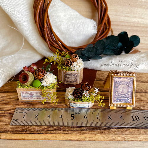 クラシカル】ミニチュアフラワーインテリア ドライフラワー ドライ
