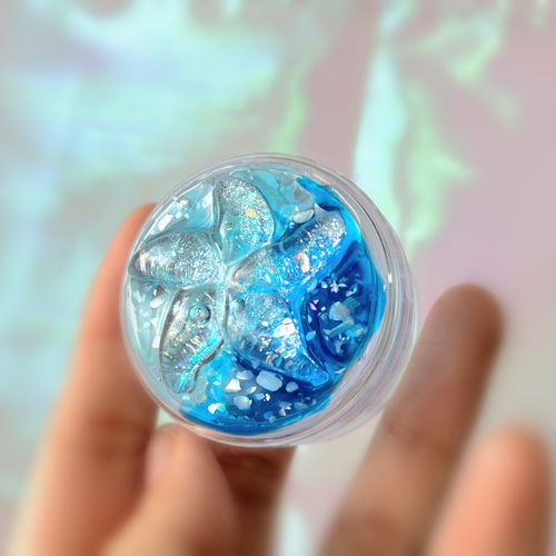 ひとでの海ケース / アクセサリーケース / レジン / シェル