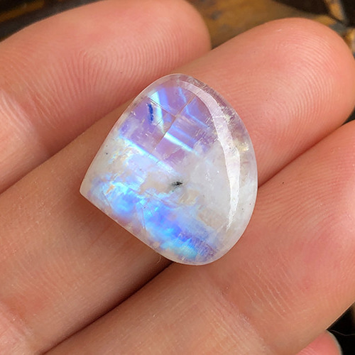 レインボームーンストーン 天然石 2880 天然石 Aun planet（発送は月水
