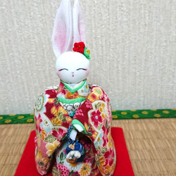 うさぎ 振袖着物（ちりめん青） その他人形 りん 通販 16548011