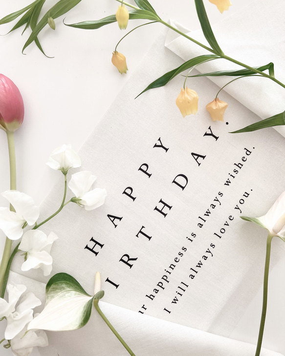 Birthday Tapestry /〈mini〉wide - simple - | バースデー | タペストリー 10枚目の画像