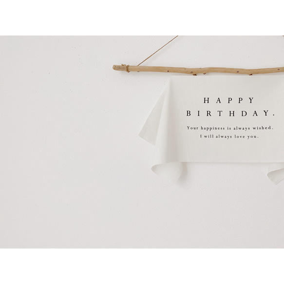 Birthday Tapestry /〈mini〉wide - simple - | バースデー | タペストリー 12枚目の画像