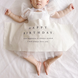 Birthday Tapestry /〈mini〉wide - simple - | バースデー | タペストリー 7枚目の画像