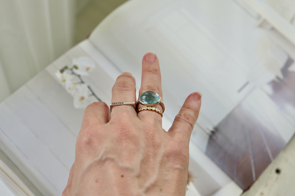 K10WG[人魚のaquamarine]ring 5枚目の画像