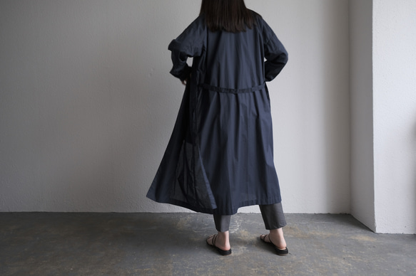 きるもの｜四 JKT｜コットンローン ブラック ［unisex freesize］ JKT｜コットンローン ボタンも裏地もなく