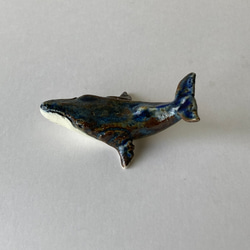 陶器：箸置き：鯨　ザトウクジラ 4枚目の画像