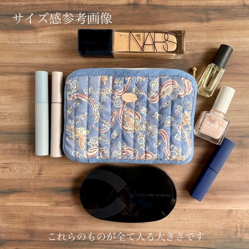 ながしかくのポーチ〈リバティLove Grandma Lyn/ラブグラン