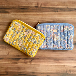 ながしかくのポーチ〈リバティLove Grandma Lyn/ラブグランマリン