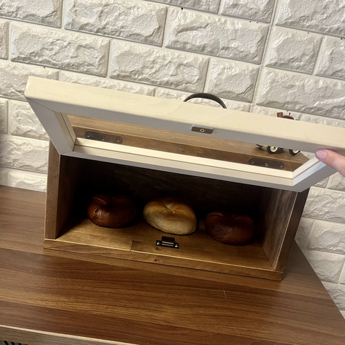 選べる4カラー】カフェ風ショーケース・ブレッドケース