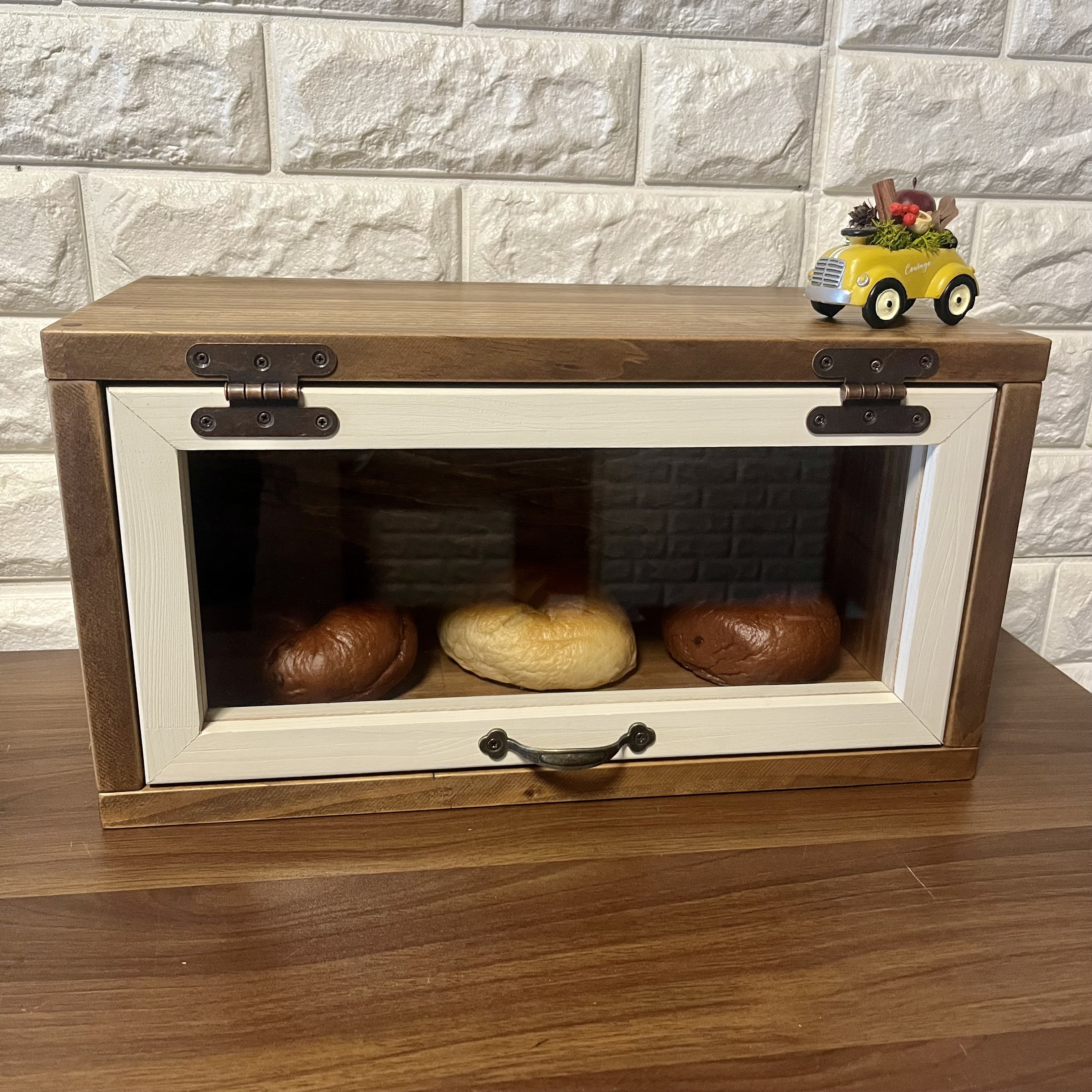 選べる4カラー】カフェ風ショーケース・ブレッドケース