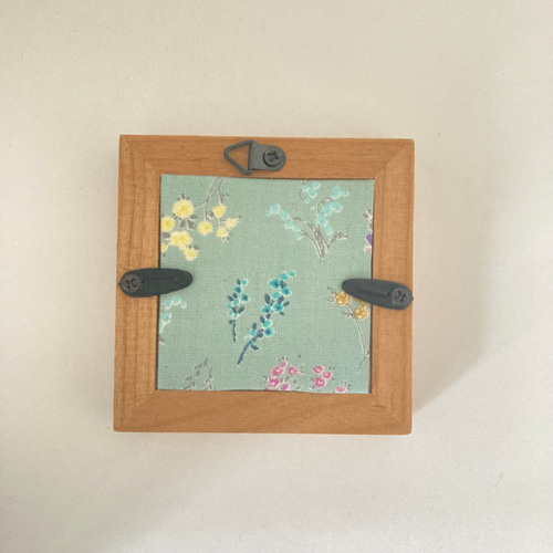 ぽこぽこラベンダー 初夏に飾りたい 刺繍 フレーム 額 （受注