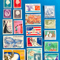 ＊.。海外の美しいヴィンテージ切手.。＊60枚アソートセットF 7枚目の画像