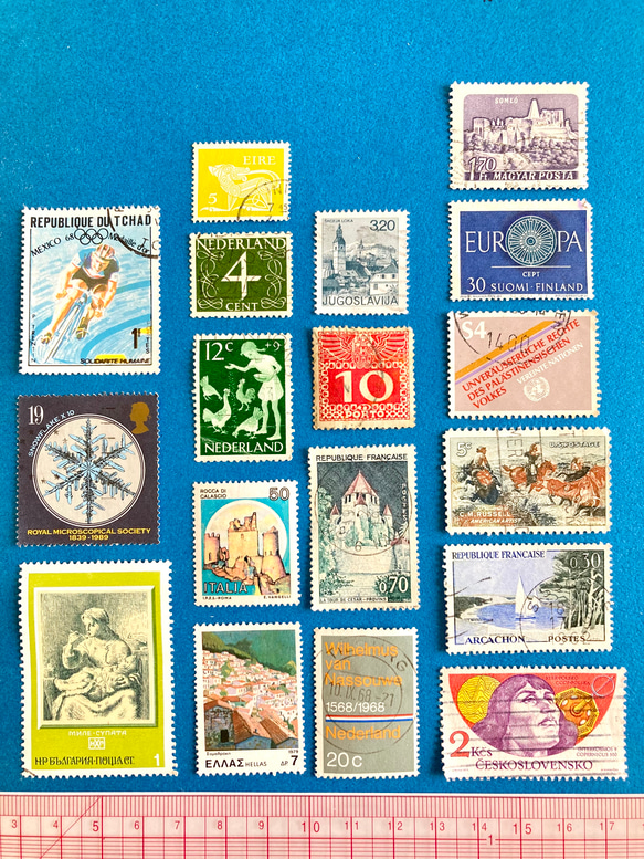 ＊.。海外の美しいヴィンテージ切手.。＊60枚アソートセットF 6枚目の画像