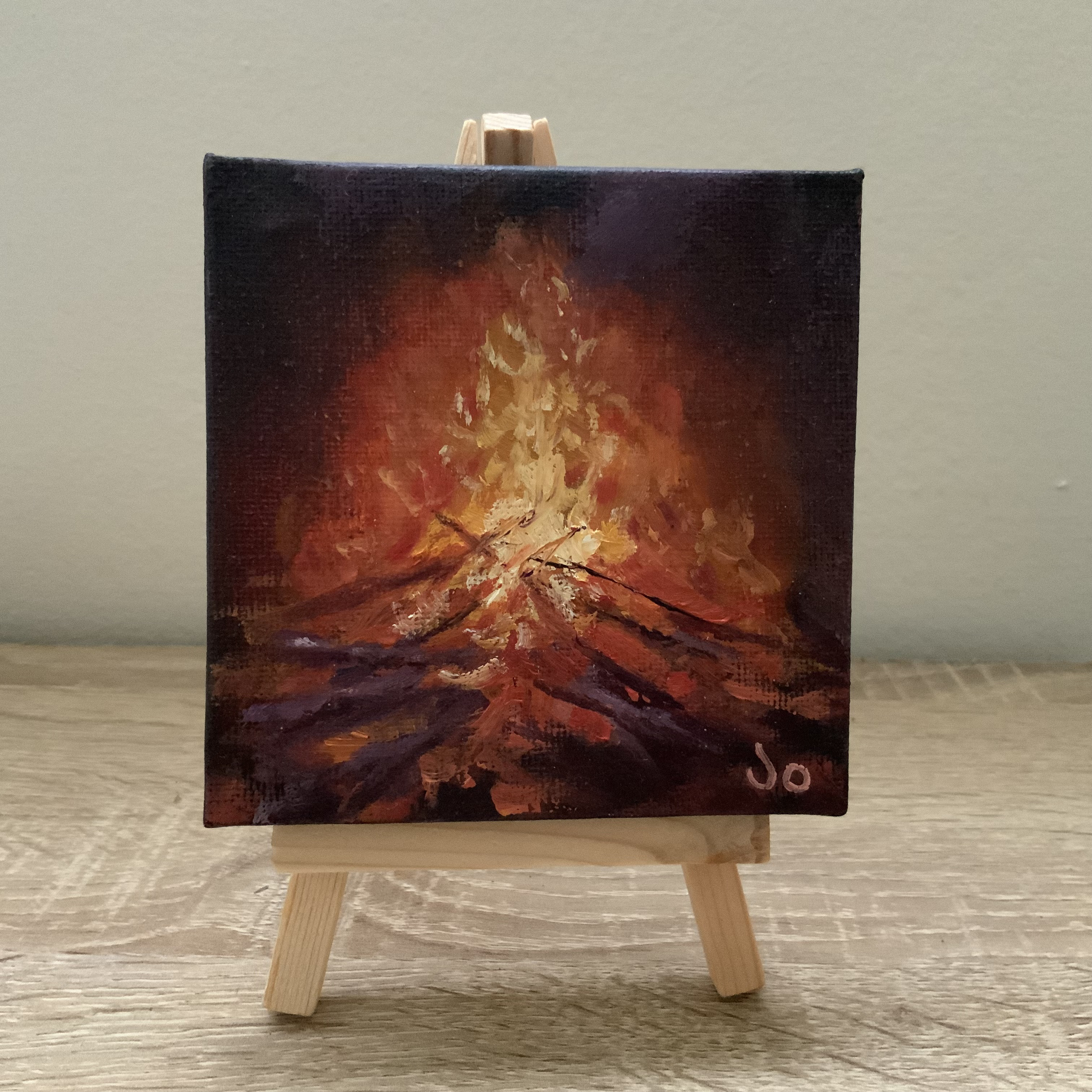 手描きの油絵作品】焚き火 絵画 JO's art gallery 通販 16253711 手描きの油絵作品】焚き火 絵画 JO's art gallery 通販 16253711
