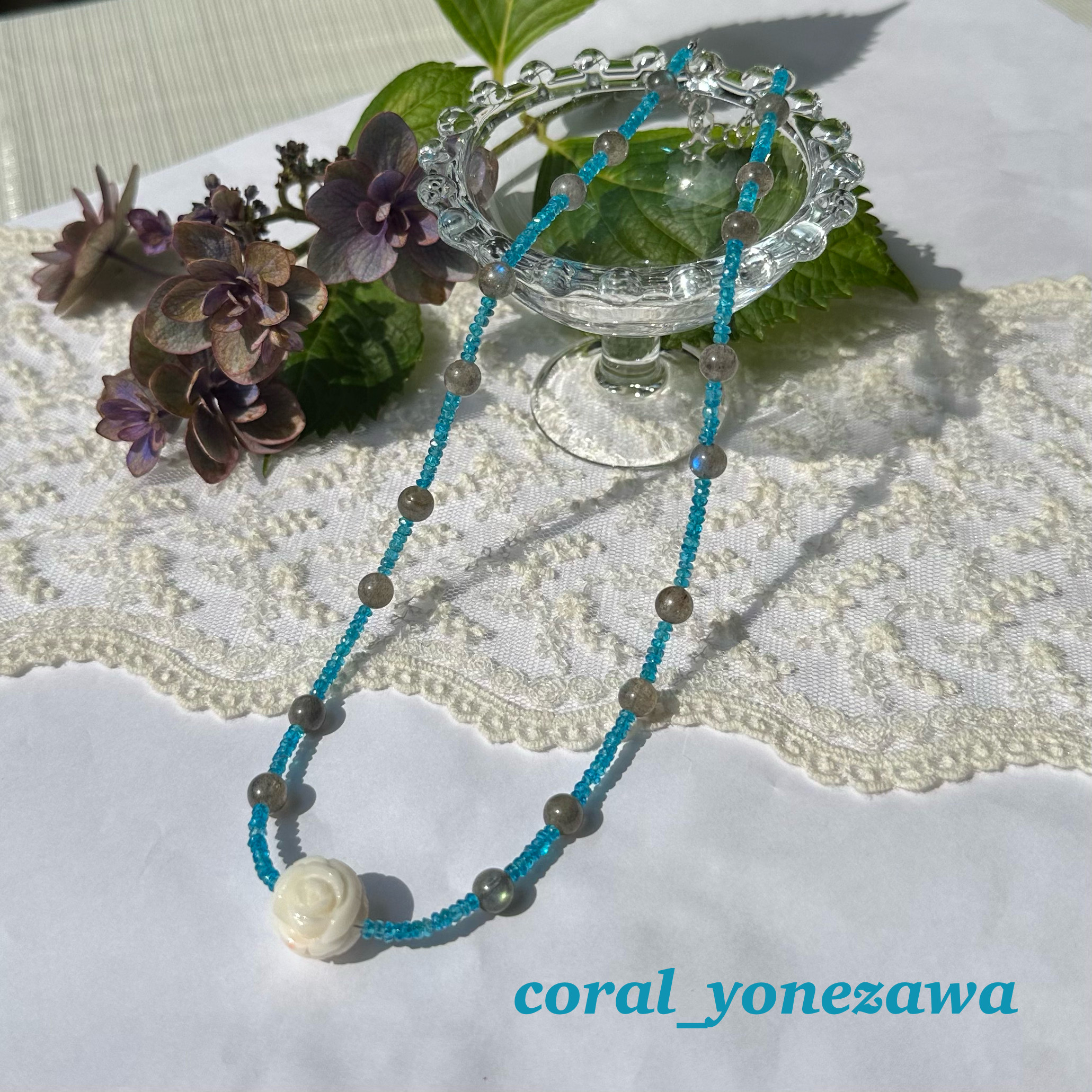 ライトニングボルト 【アンティーク】珊瑚ネックレス サンゴ 10