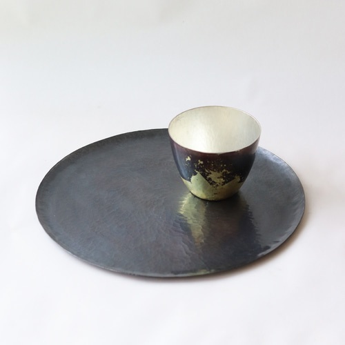 銅のお盆 新月盆 八寸／十寸／十二寸／一尺三寸 その他インテリア雑貨