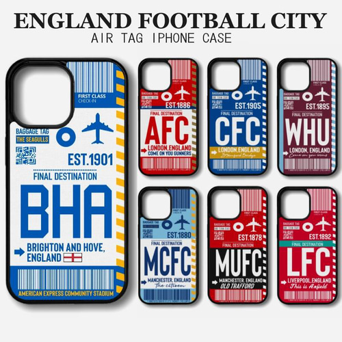 既成デザイン】 iPhoneケース アイフォンケース プレミアリーグ AIR