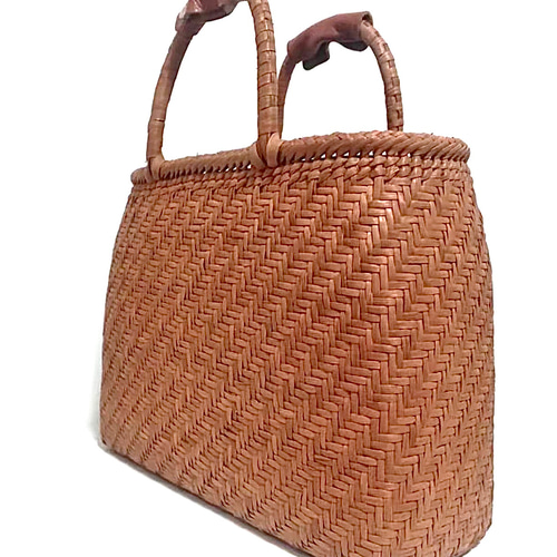 山葡萄バック(楕円三つ編み) 山葡萄バッグ楕円三つ編み 山葡萄バッグ楕円V