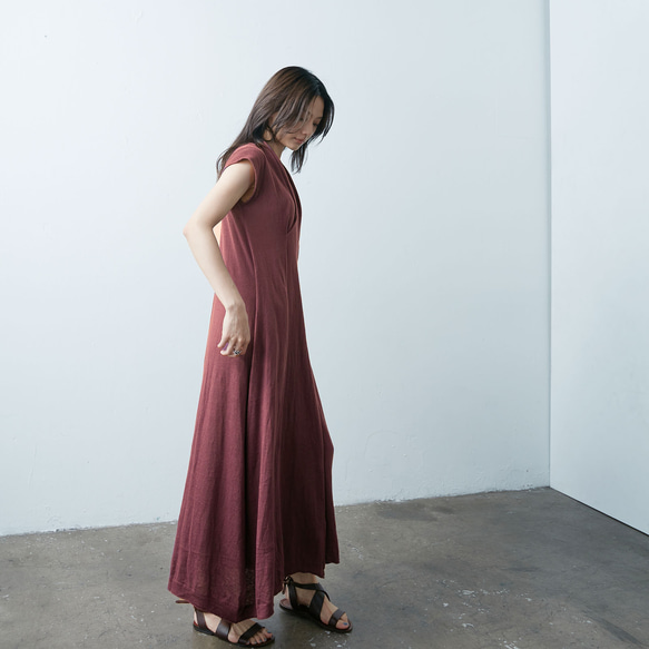 小包袖針織洋裝 - 摩洛哥 第5張的照片