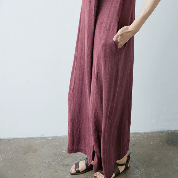 小包袖針織洋裝 - 摩洛哥 第3張的照片