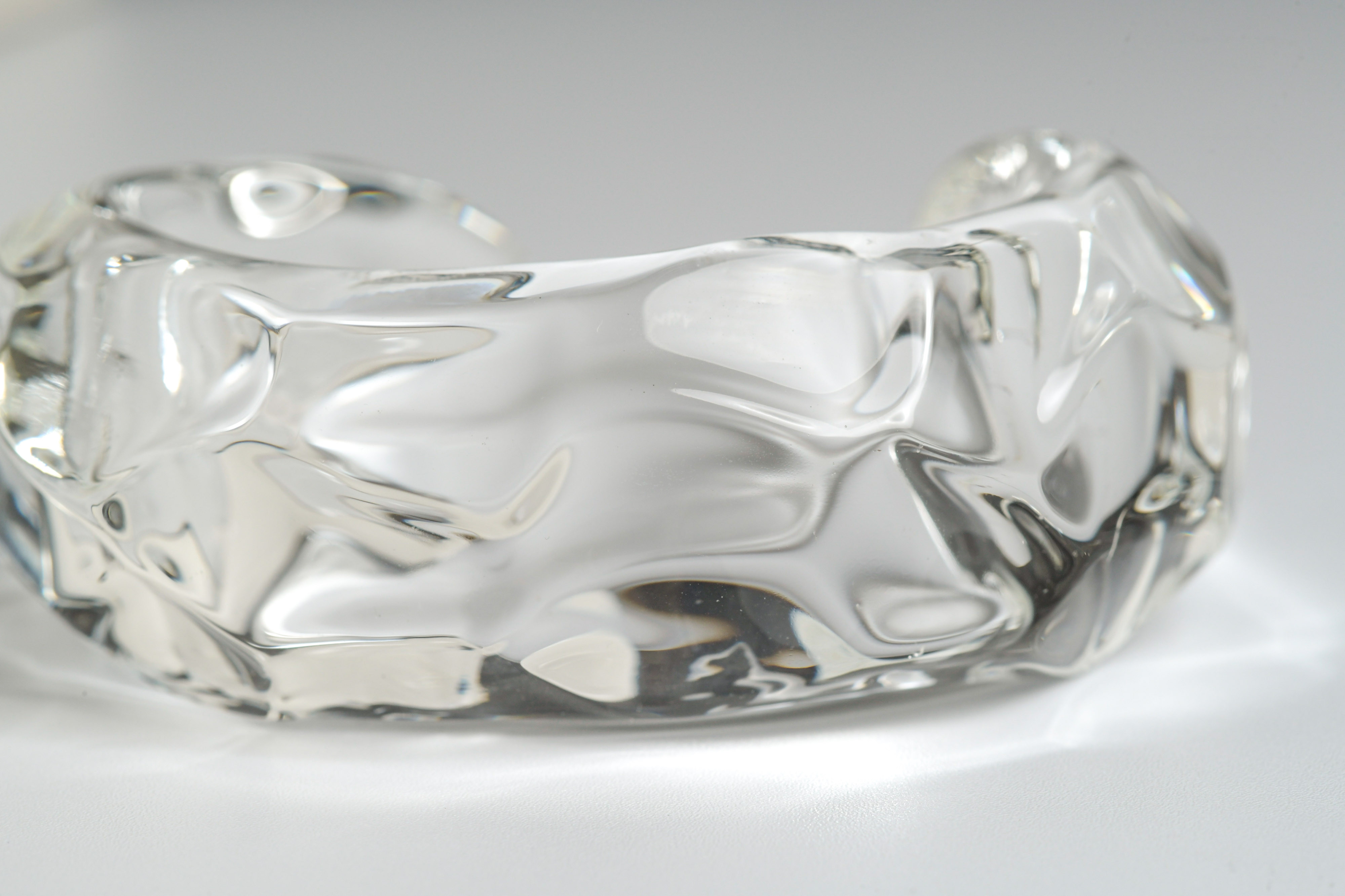 ガラス バングル “ice” Medium  ～溶けない氷シリーズ～