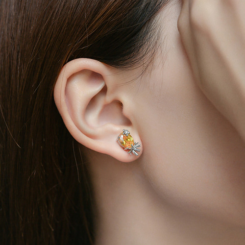パイナップル イヤリング 925針 ピアス ピアス（その他） ECHO 通販