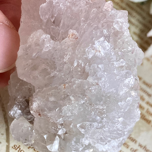 クラスター　ローズクオーツ　スモーキー共生　水晶 クラスターローズクオーツスモーキー共生水晶