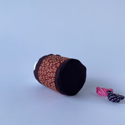 ペットボトルカバー280ml用 ＊ 和風レンガ小桜（ミッドナイト